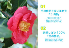 潤いつげ櫛 薔薇と蝶（専用ケース付）京都 くろちく